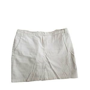 Mango Beige Skirt - 1" Depth, 19" Height, 15" Length - Size 6